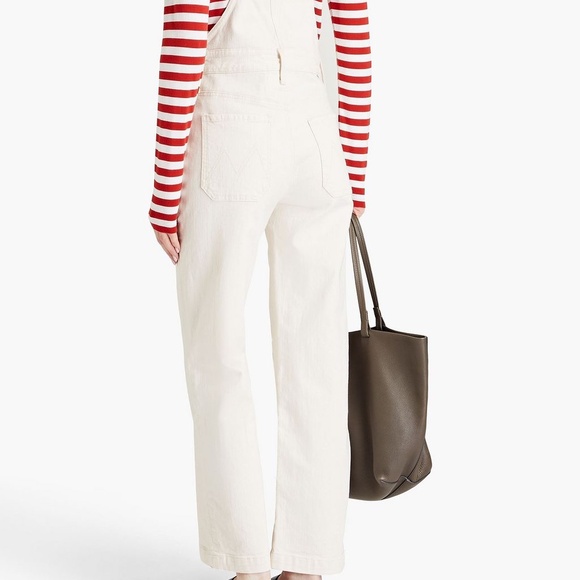 Mother The Patch Pocket Overalls In Act Natural - Picture 3 of 6